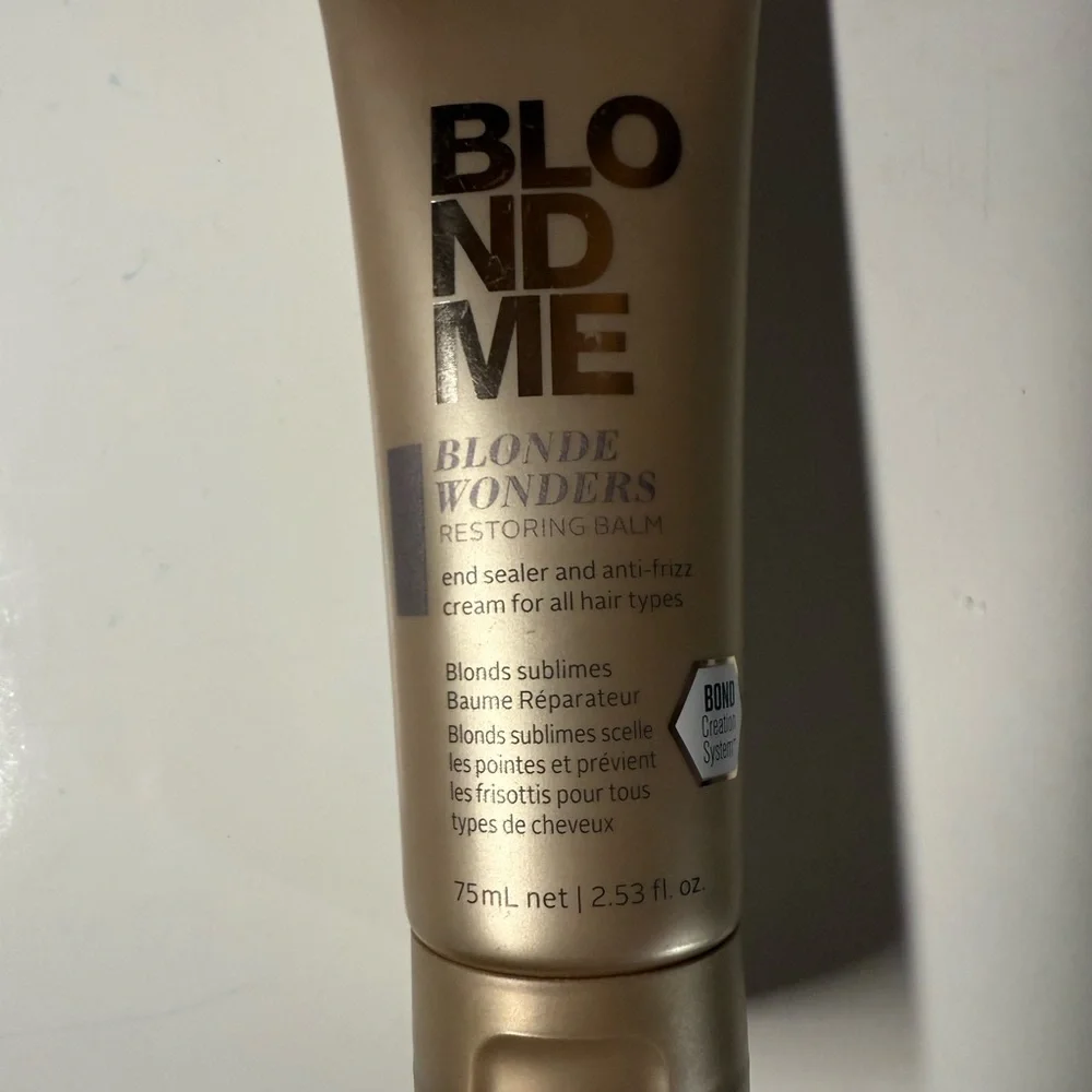 Schwarzkopf BLONDME Blonde Wonders Restoring Balm - Gold